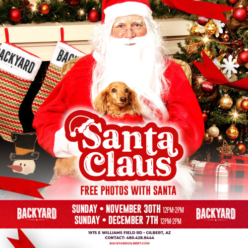 Free Pictures with Santa! - Flyer