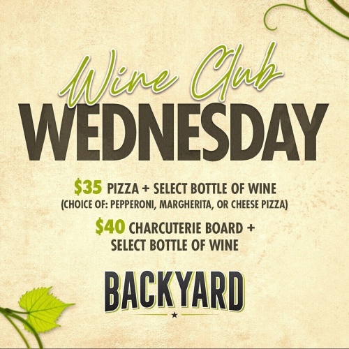 Wine Club Wednesday - Flyer