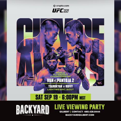 UFC Live Viewing Party - Flyer