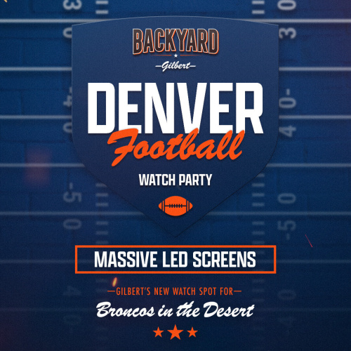 Denver Broncos Watch Party - Flyer