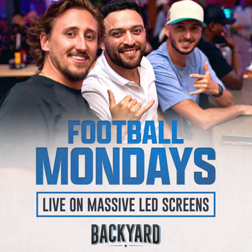 Backyard Gilbert Football Mondays - Flyer