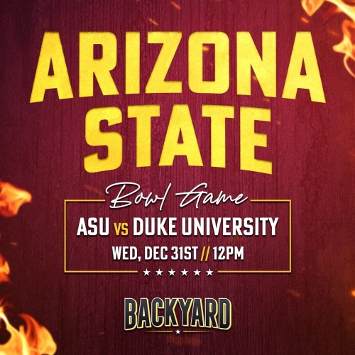 ASU vs Duke Watch Party! - Flyer