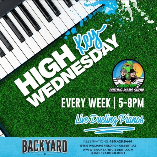 Dueling Pianos - Flyer