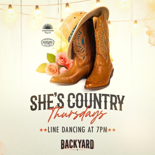 Ladies Night Line Dancing! - Flyer