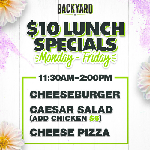 $10 Lunch Specials! - Flyer