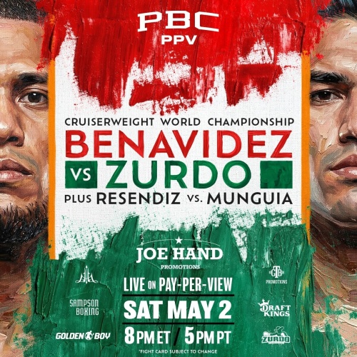 Benavidez vs Zurdo - Flyer