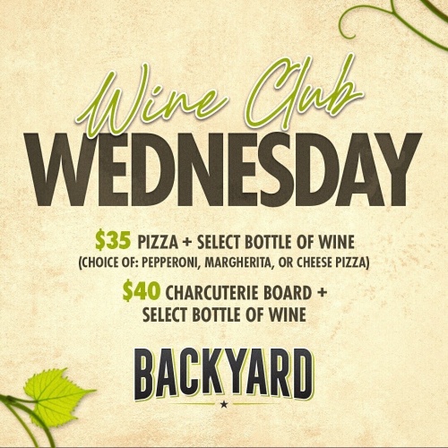 Wine Club Wednesday - Flyer