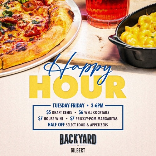 Happy Hour Backyard AZ - Flyer