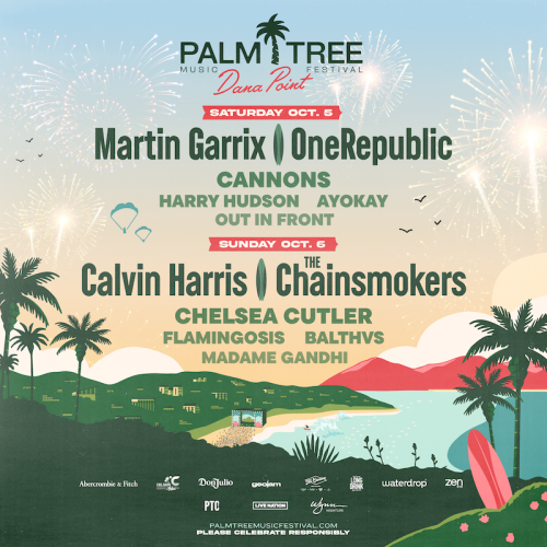 Flyer: Palm Tree Music Festival | Dana Point