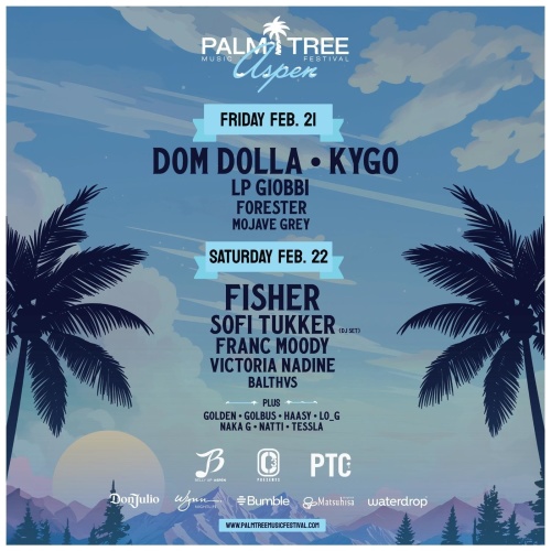 Flyer: Palm Tree Music Festival - Aspen